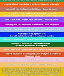 Illustration de l'événement : Concerts de fin d'année des élèves