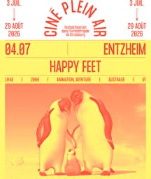 Illustration de l'événement : CINE PLEIN AIR ! – ENTZHEIM – HAPPY FEET