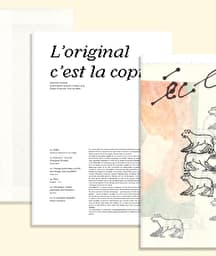 Illustration de l'événement : Lancement de la revue Éclat #6