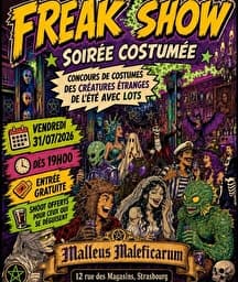 Illustration de l'événement : Freak Show - Soirée costumée estivale