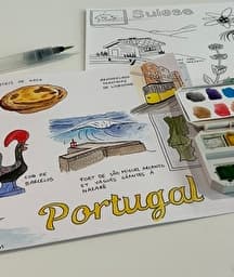 Illustration de l'événement : Atelier Carnet de voyage à l’aquarelle