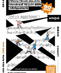 Illustration de l'événement : Spectacle Anniversaire des 80 ans de l'École des Arts