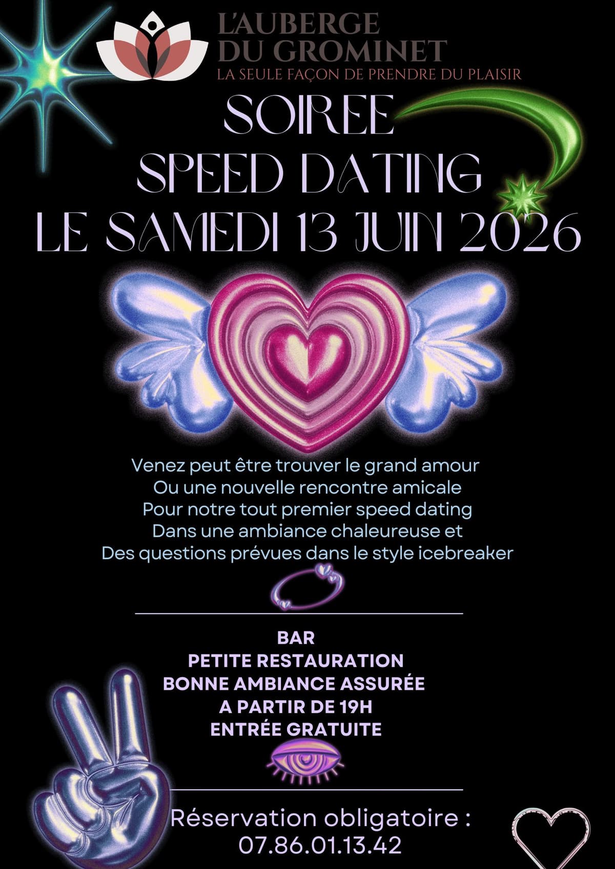 Illustration de l'événement : Soirée Speed dating