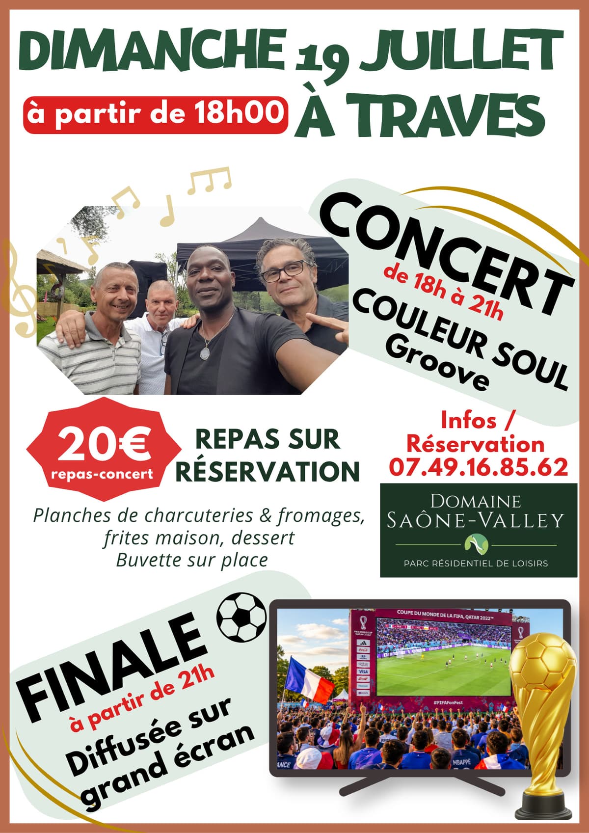 Illustration de l'événement : Soirée Concert "Couleur Soul" à Traves