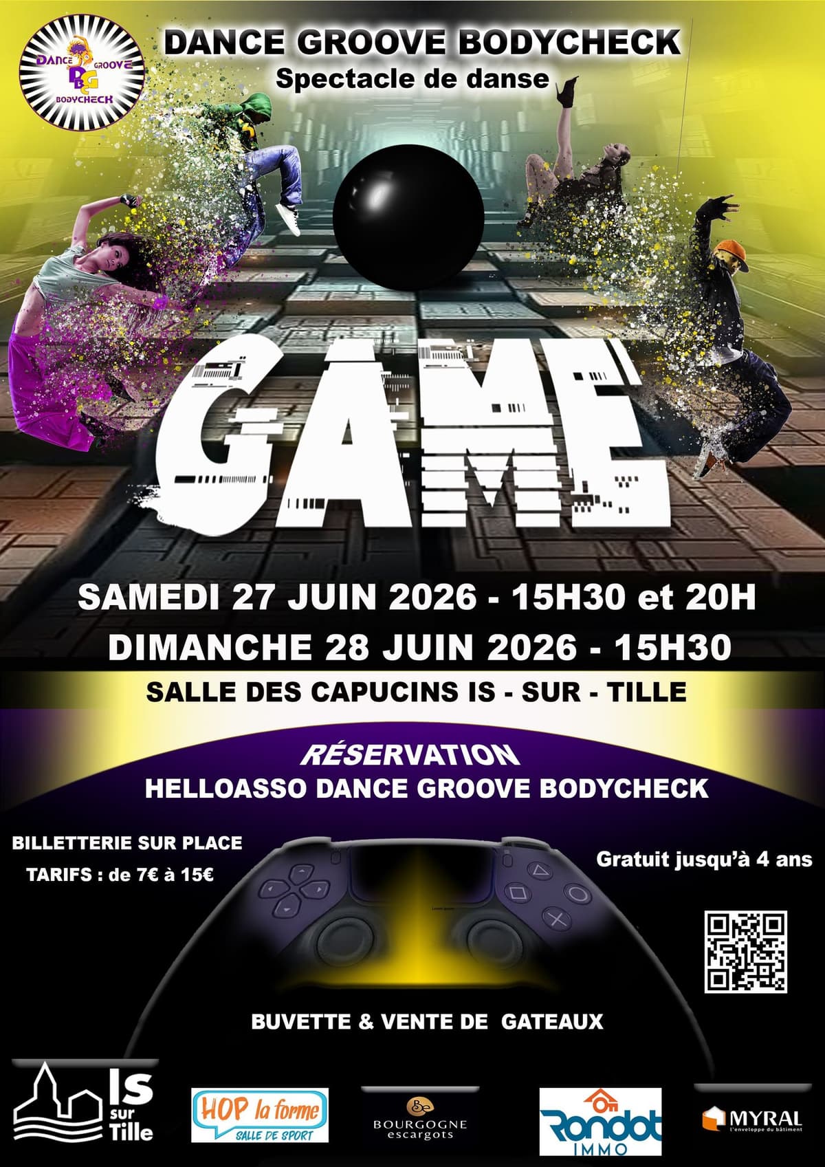 Illustration de l'événement : Spectacle de danse "GAME" par l'association DANCE GROOVE BODYCHECK