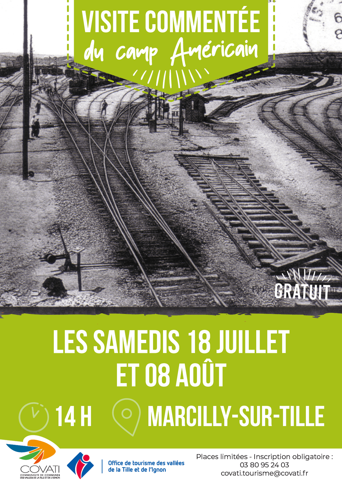 Illustration de l'événement : Visite commentée : le camp américain