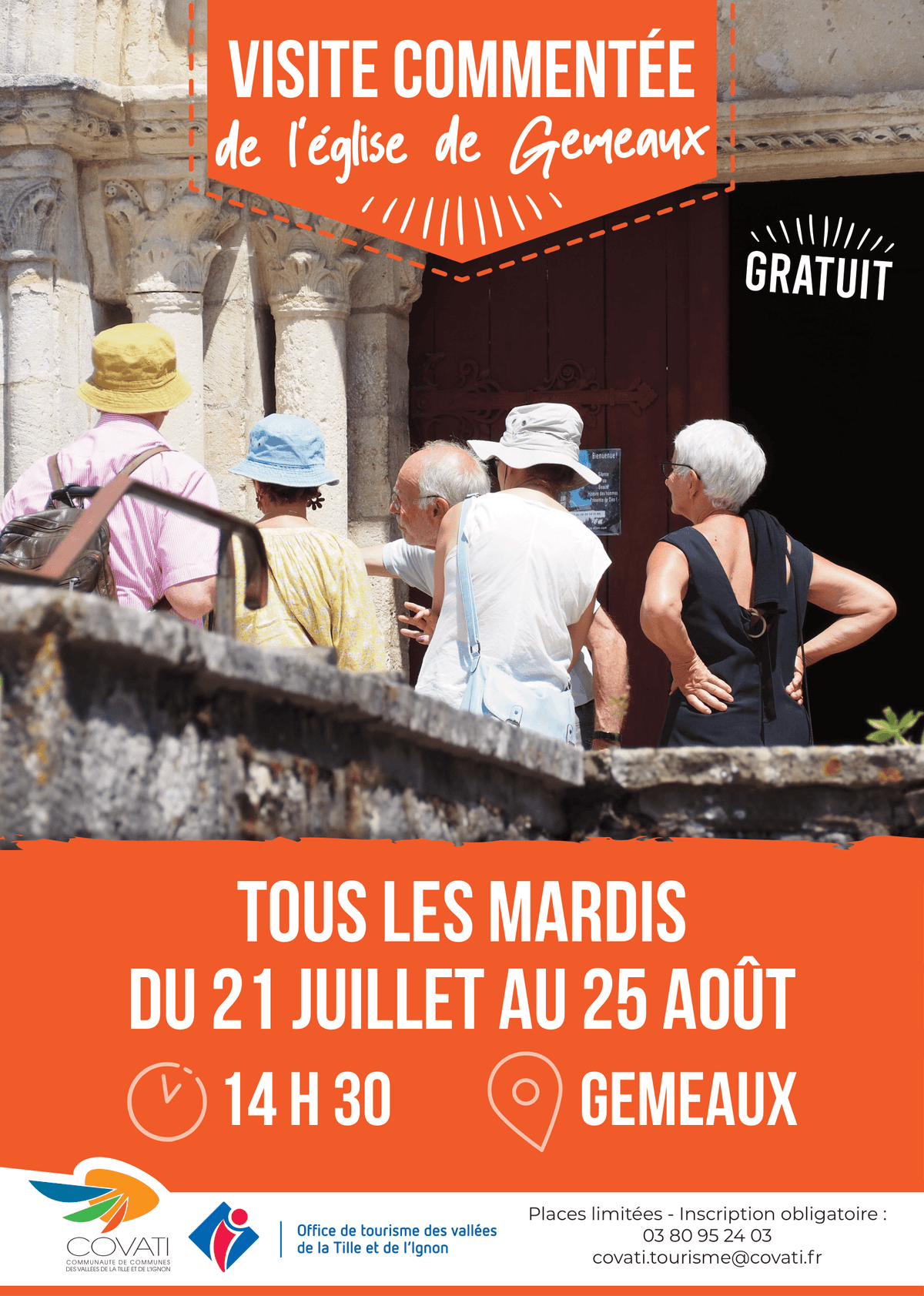 Illustration de l'événement : Visite commentée : l'église de Gemeaux