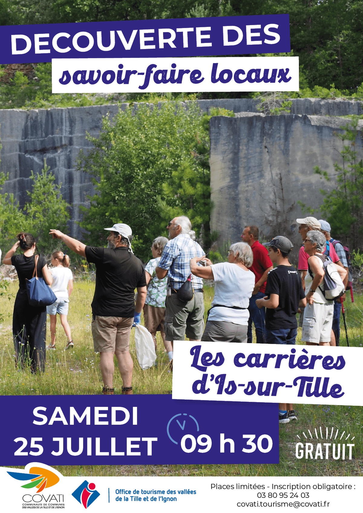 Illustration de l'événement : Découverte des savoir-faire locaux : Les carrières d'Is-sur-Tille