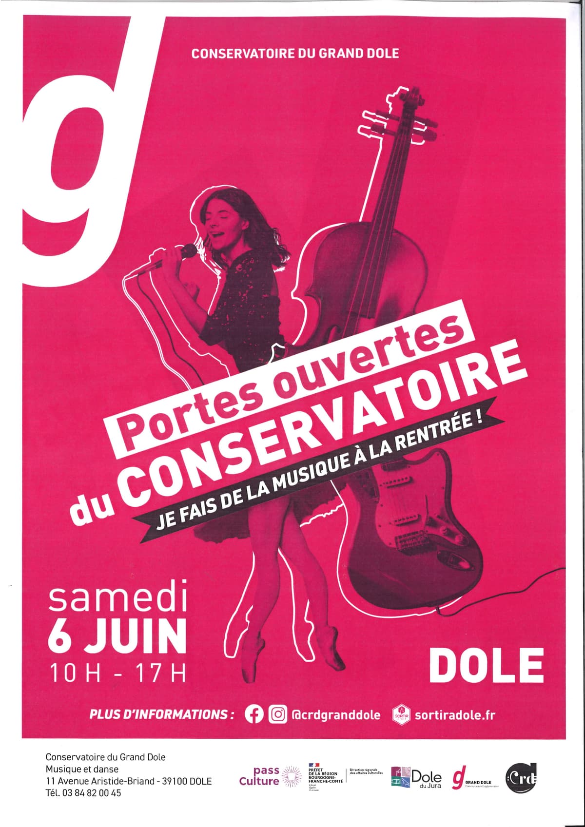Illustration de l'événement : PORTES OUVERTES du Conservatoire Musique et Danse du Grand Dole