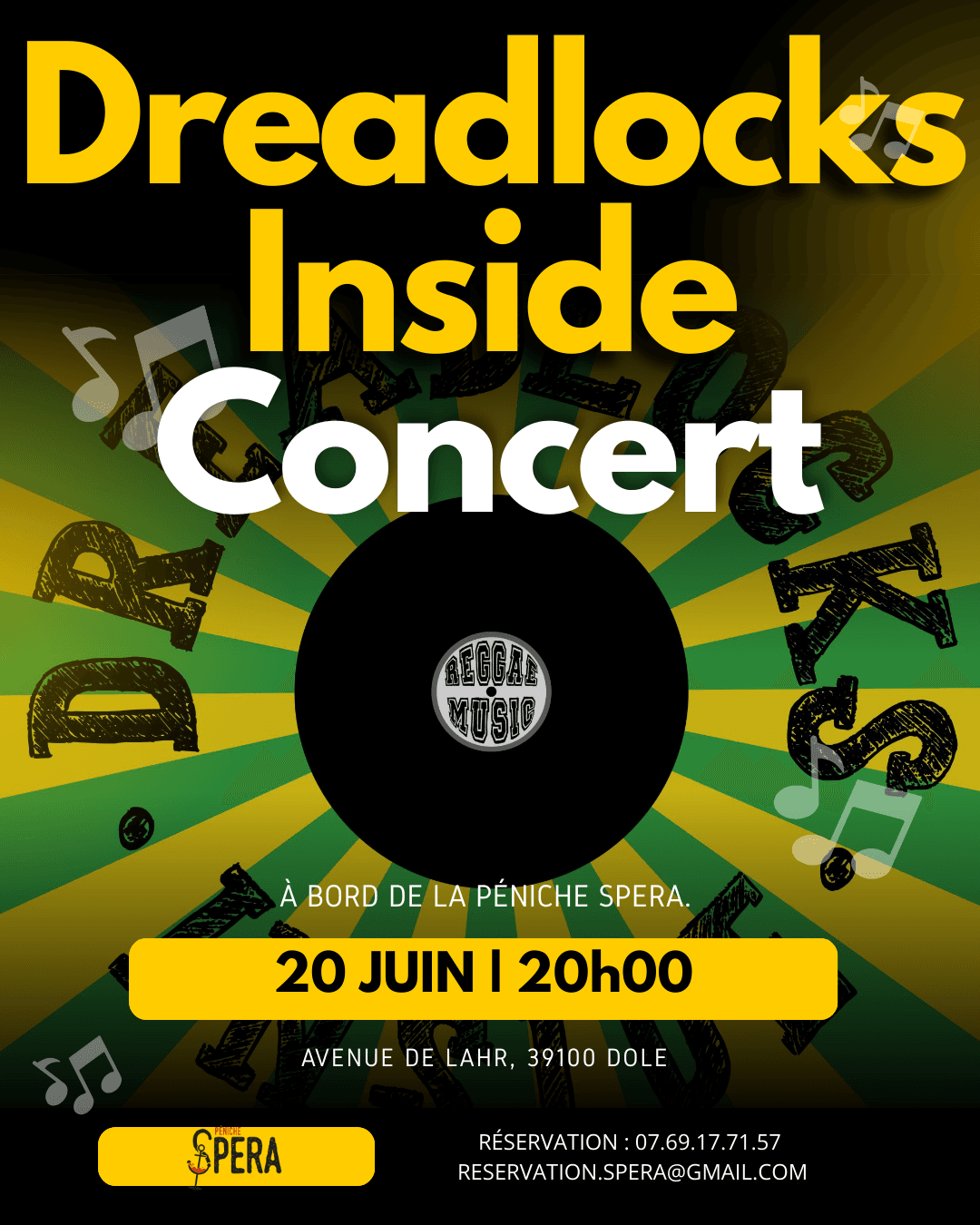 Illustration de l'événement : Dreadlocks Inside