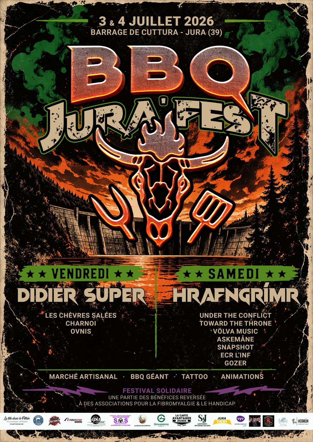 Illustration de l'événement : BBQ JURA'FEST - 3e édition