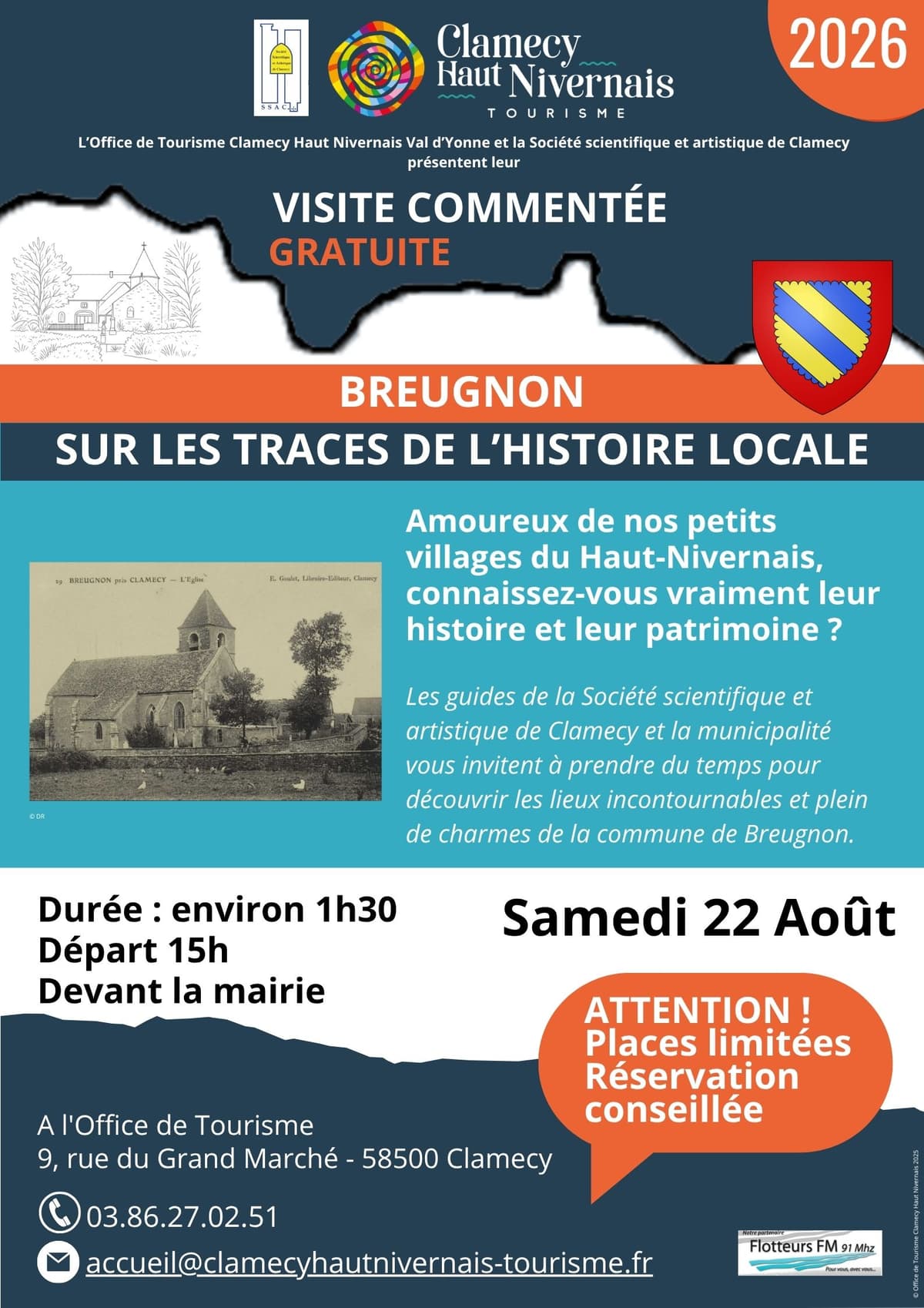 Illustration de l'événement : Visite commentée - Breugnon, sur les traces de l'histoire locale