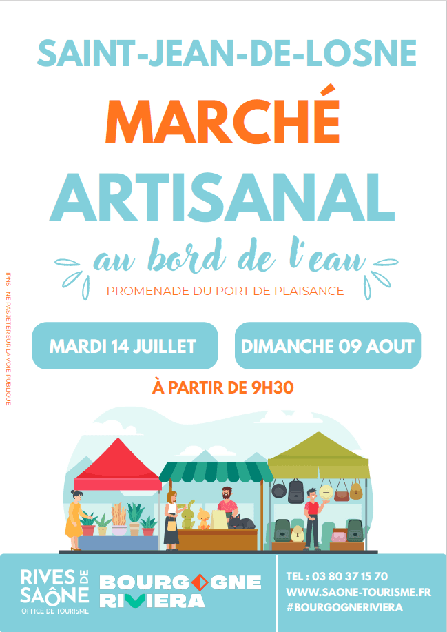 Illustration de l'événement : Marché artisanal "Au bord de l'eau"