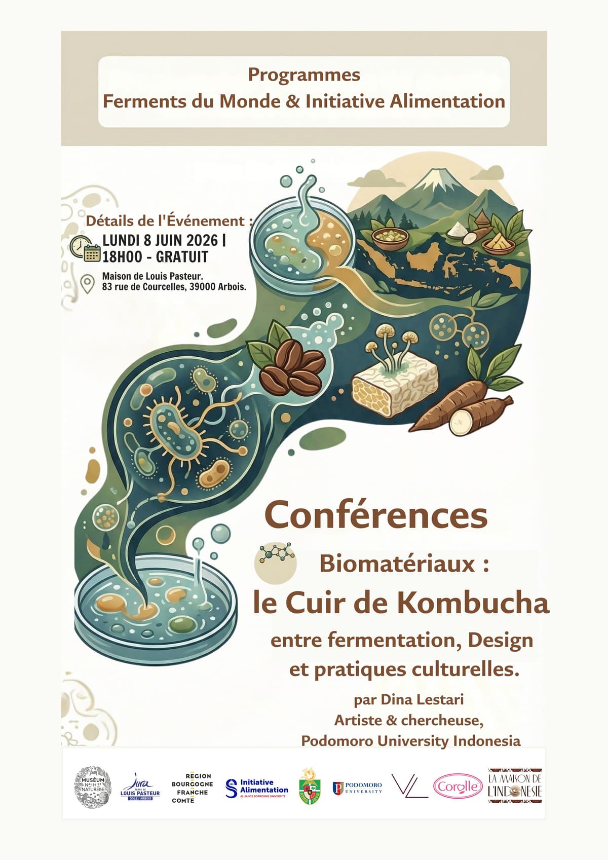 Illustration de l'événement : Le cuir du Kombucha