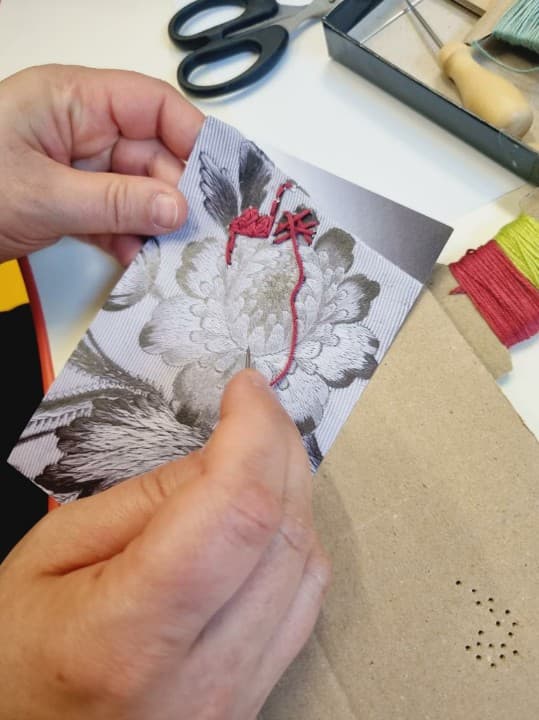 Illustration de l'événement : Atelier famille - Paysage brodé