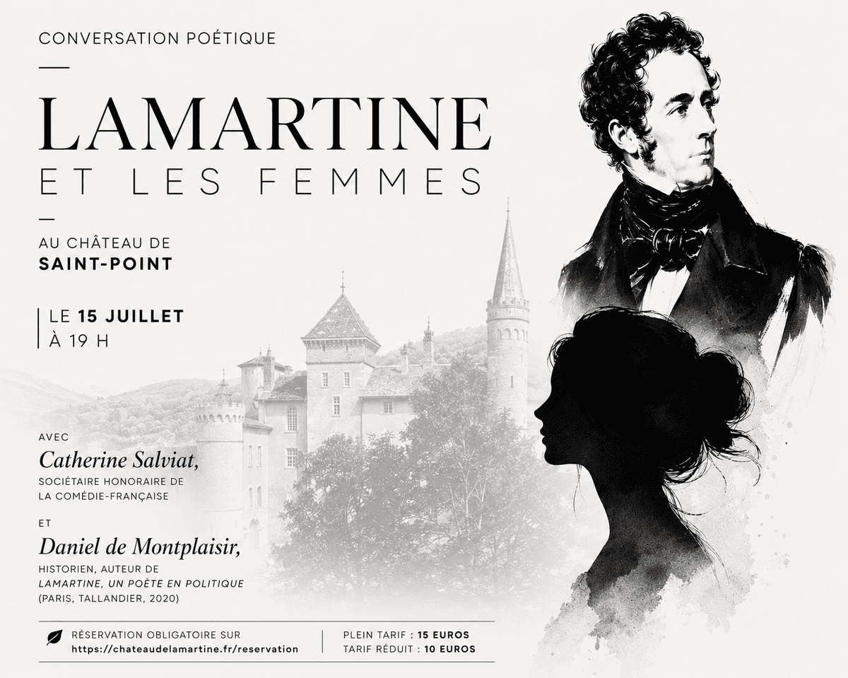 Illustration de l'événement : Lamartine et les femmes - Conversation poétique