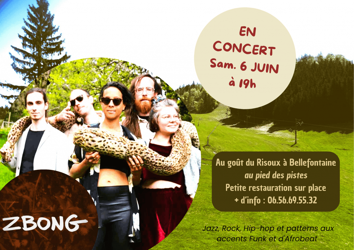 Illustration de l'événement : Concert Zbong - Au Goût du Risoux