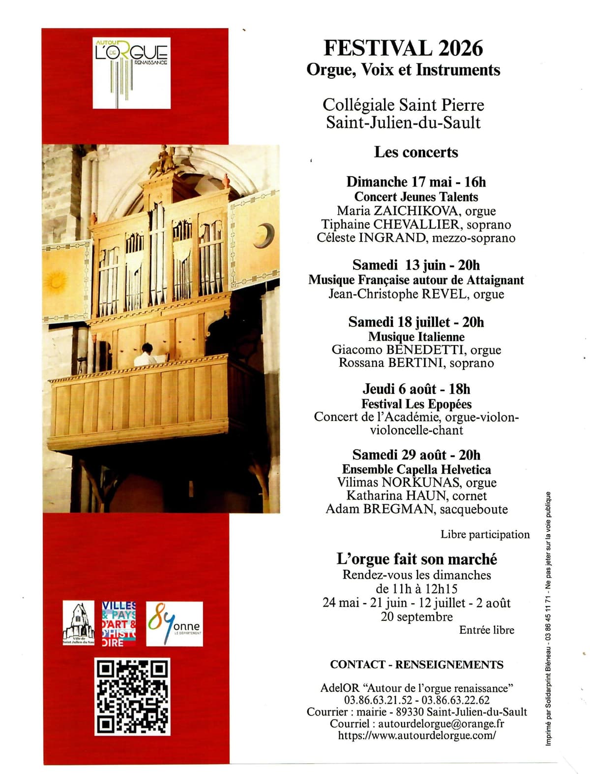 Illustration de l'événement : AdelOR - Concert des étudiants de l'Académie "Les épopées"