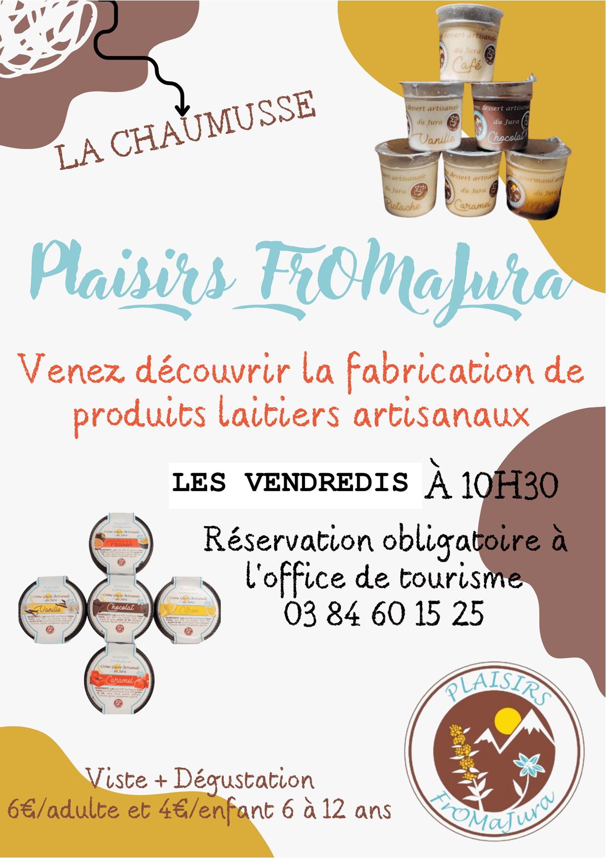 Illustration de l'événement : Visite guidée de l'atelier Plaisirs FrOMaJura