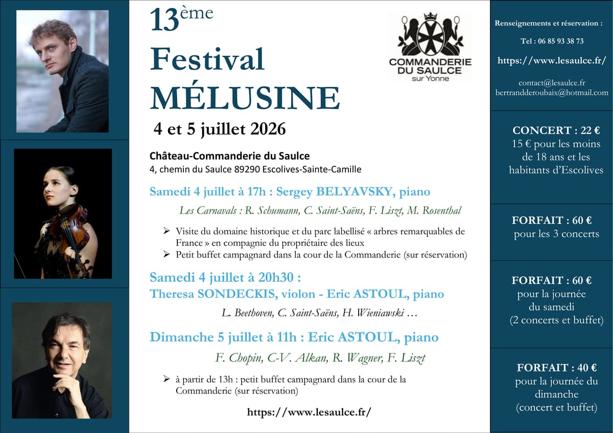 Illustration de l'événement : Festival Mélusine 13ème édition