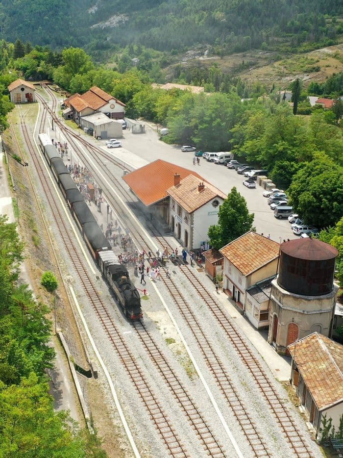 Illustration de l'événement : Train des Pignes historique et locomotive à vapeur