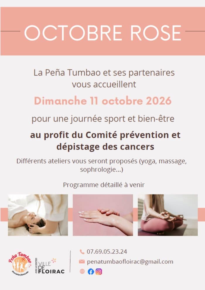 Illustration de l'événement : Octobre rose avec la Peña Tumbao
