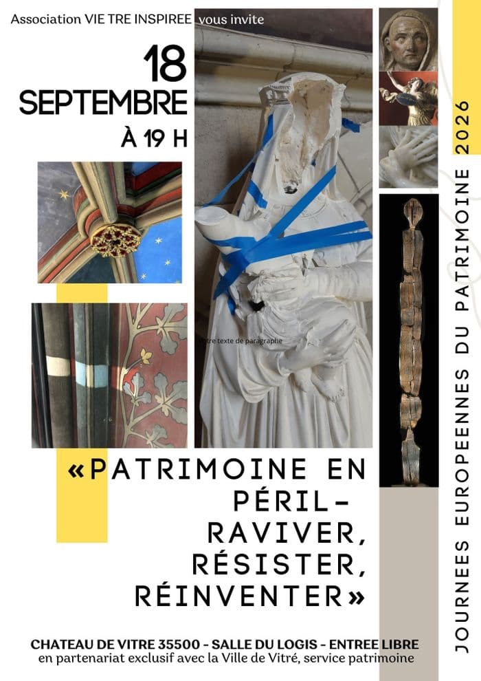 Illustration de l'événement : Conférence - Patrimoine en péril