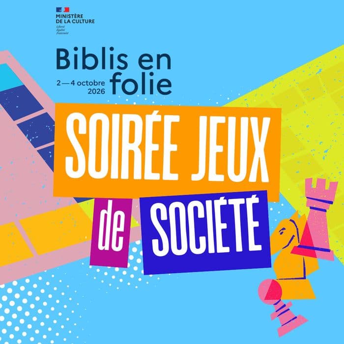 Illustration de l'événement : Biblis en folie : Soirée jeux de société