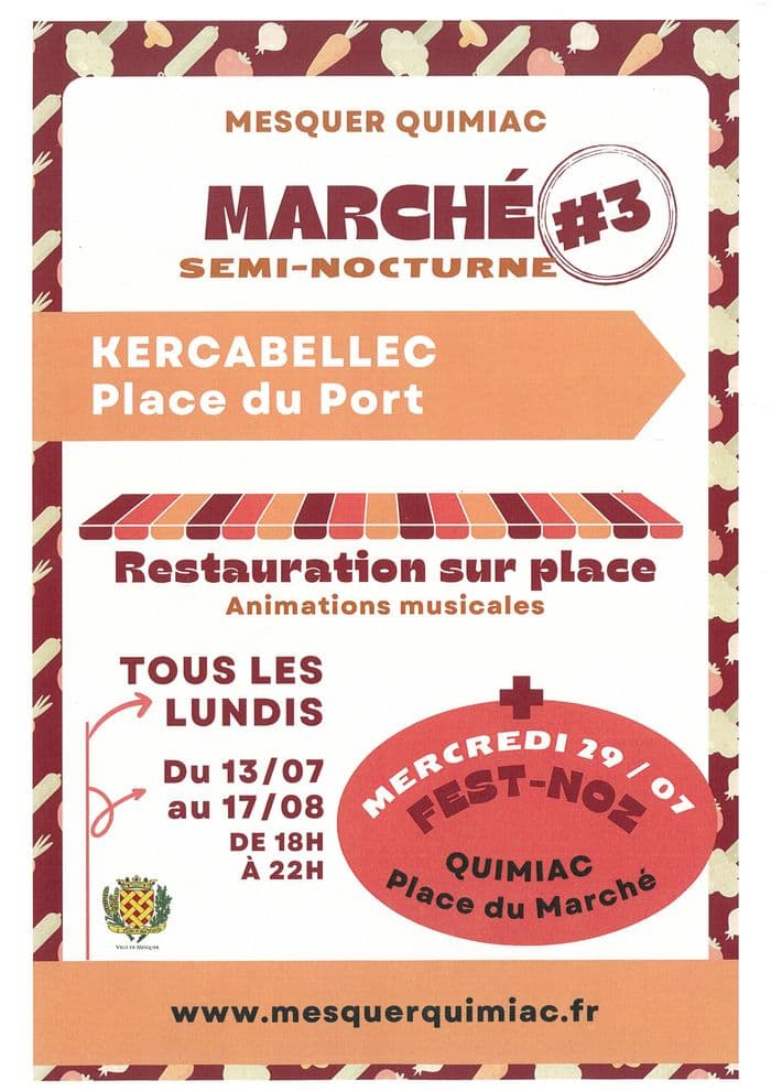 Illustration de l'événement : Marché nocturne Kercabellec