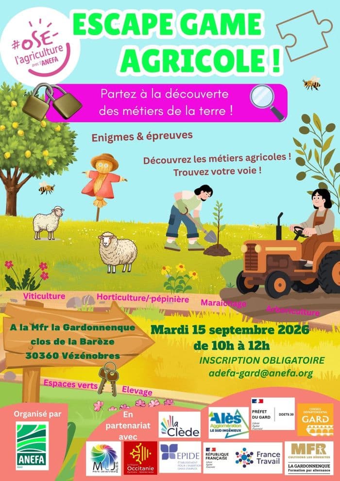 Illustration de l'événement : ESCAPE GAME AGRICOLE