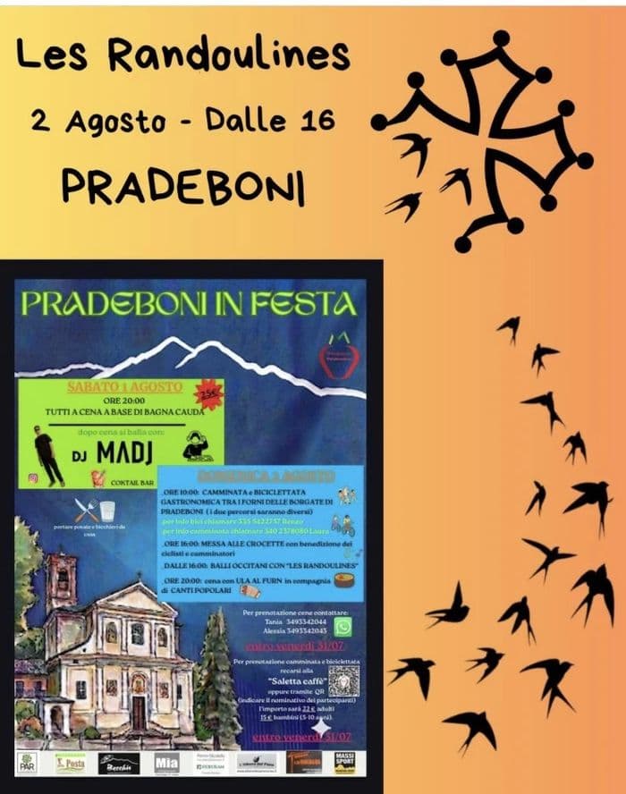 Illustration de l'événement : Les Randoulines Pradeboni in Festa