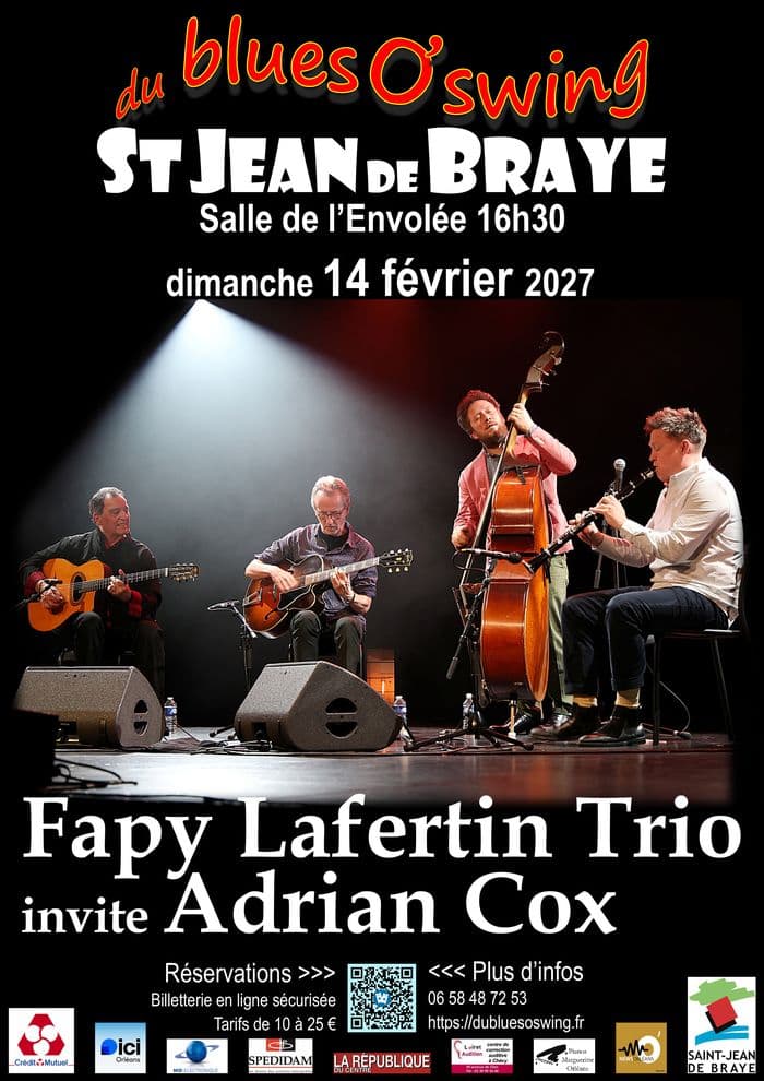 Illustration de l'événement : Fapy Lafertin Trio invite Adrian Cox