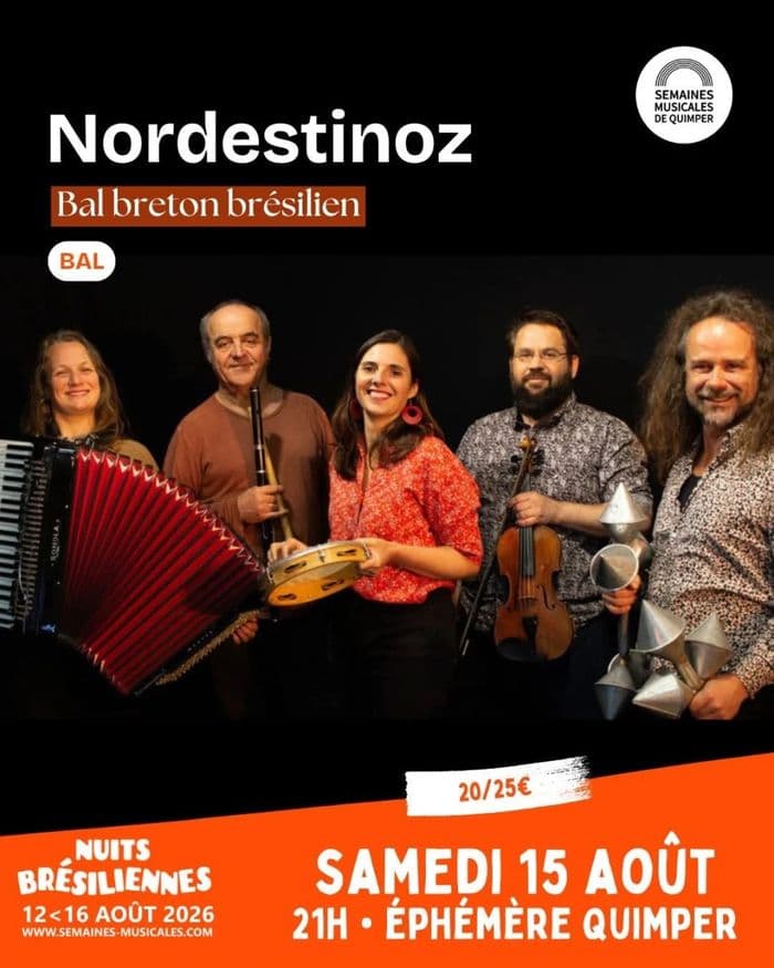 Illustration de l'événement : Nordestinoz et Bel Air do forro aux semaines musicales Quimper