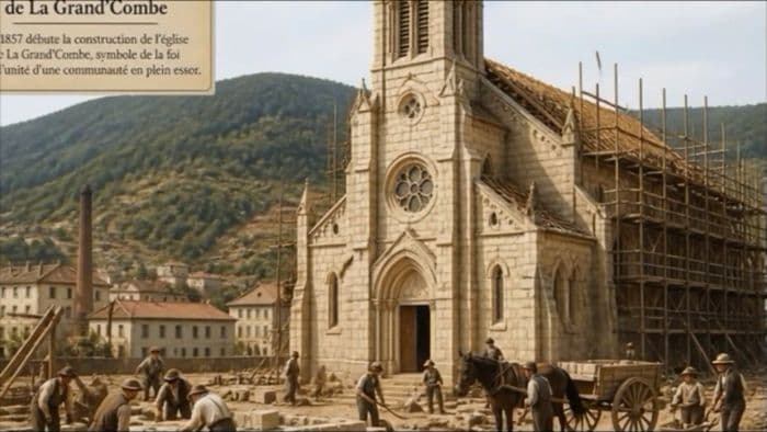Illustration de l'événement : Conférence "L'église Notre Dame de l'Immaculée Conception de la Grand'Combe, entrez dans les secrets et les trésors de l'édifice" par André ALBEROLA