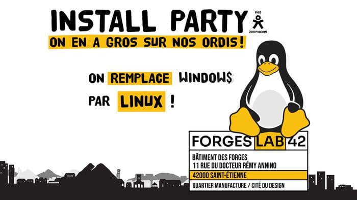 Illustration de l'événement : Install Party aux Forges