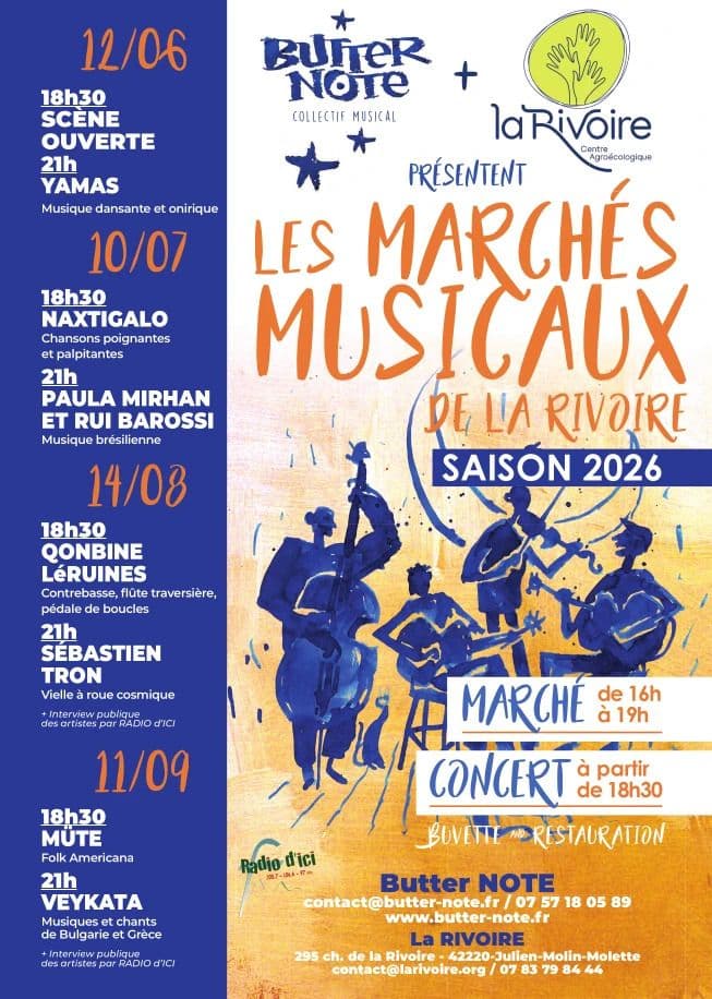 Illustration de l'événement : 3ème Marché Musical de La Rivoire 2026
