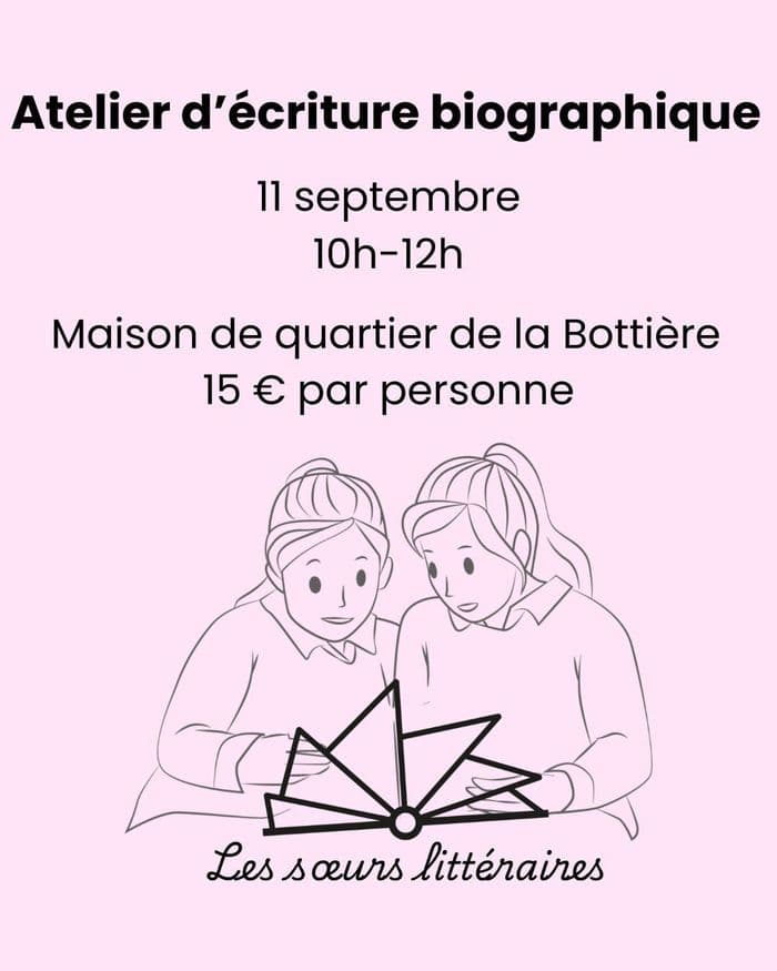 Illustration de l'événement : Atelier d'écriture biographique