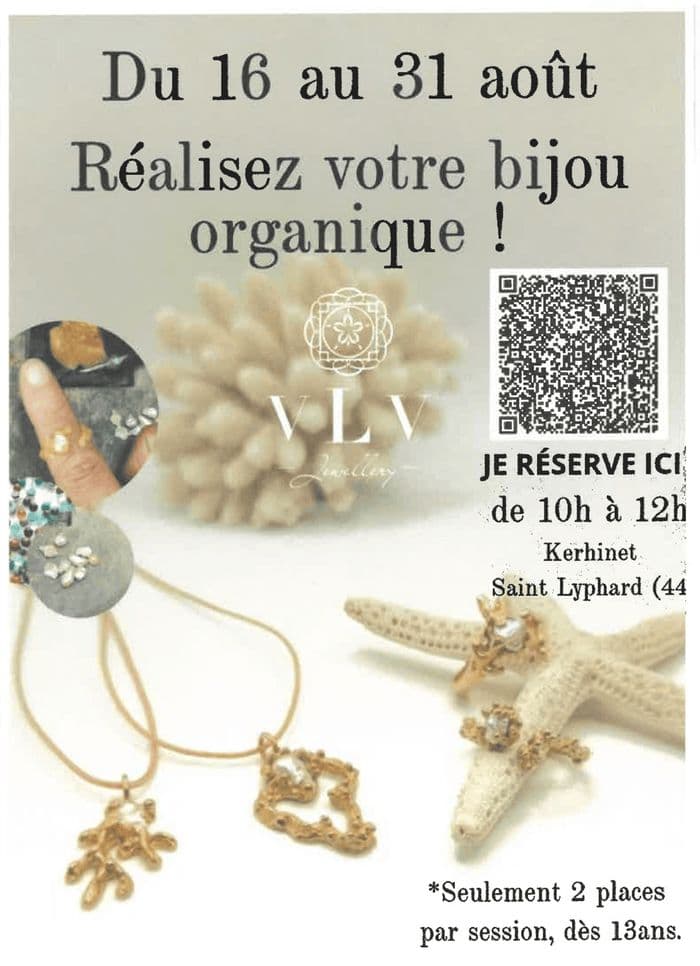 Illustration de l'événement : Réalisez votre bijou organique