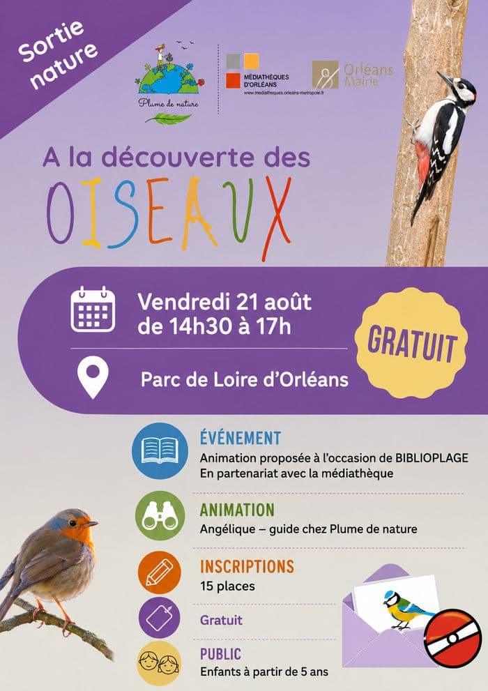 Illustration de l'événement : Atelier nature BIRDGO