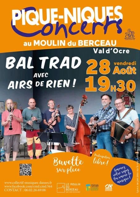 Illustration de l'événement : Pique-nique , bal folk avec AIRS DE RIEN