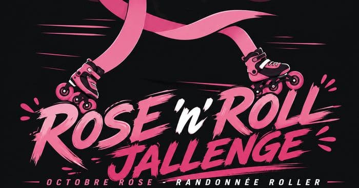Illustration de l'événement : Le Rose’n’roll jallenge : 1 tour, 1 euro, 1 don !