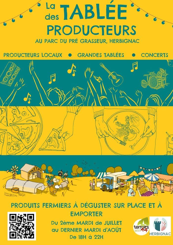 Illustration de l'événement : La tablée des producteurs - Marché d'été