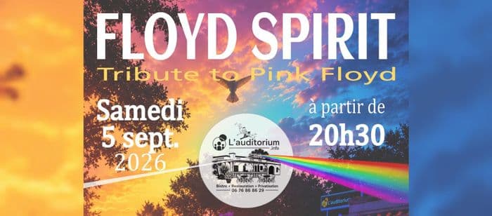 Illustration de l'événement : 🎸🌈 FLOYD SPIRIT en concert à L'Auditorium.info ! 🌈🎸