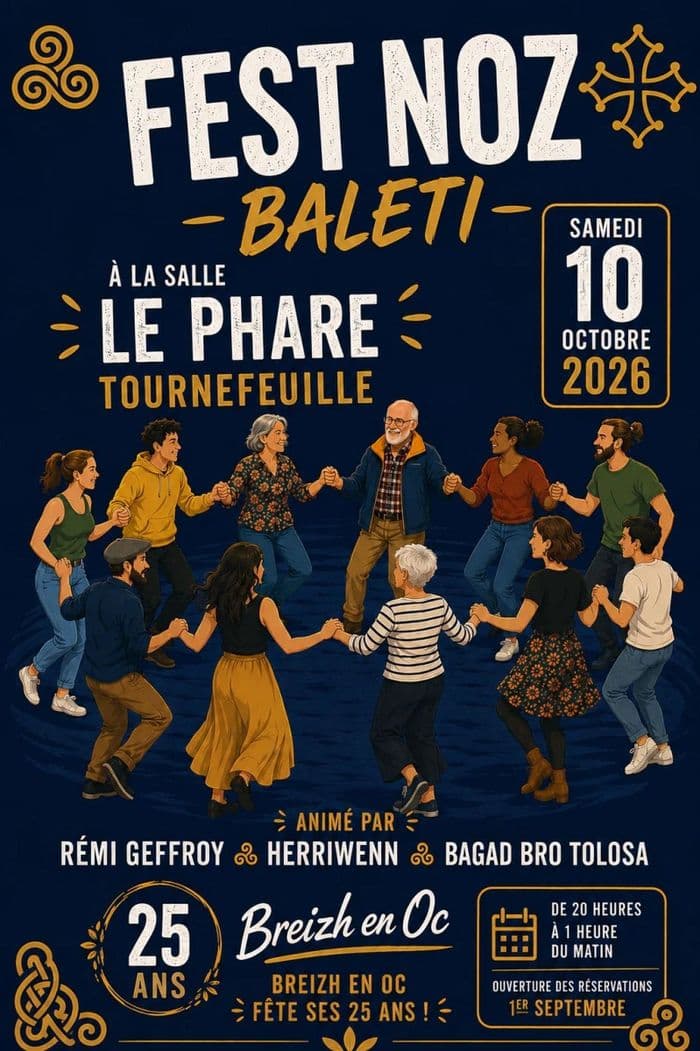 Illustration de l'événement : Fest-noz Baleti - 25ans de Breizh en Oc