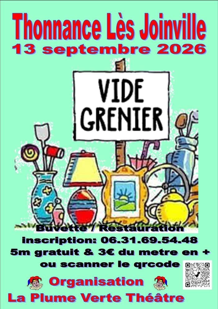 Illustration de l'événement : Vide-Greniers de La Plume Verte théâtre