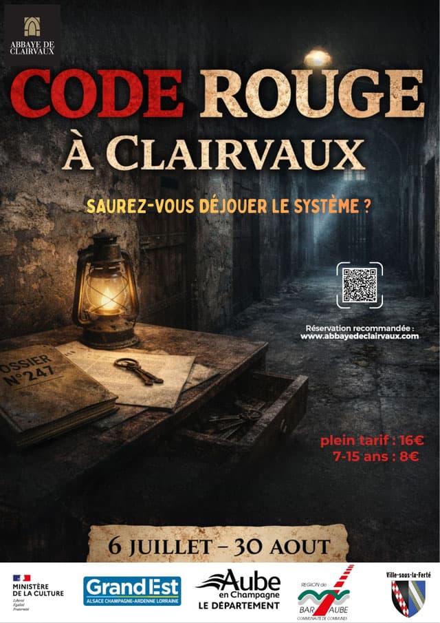 Illustration de l'événement : Cluedo - Code Rouge à Clairvaux