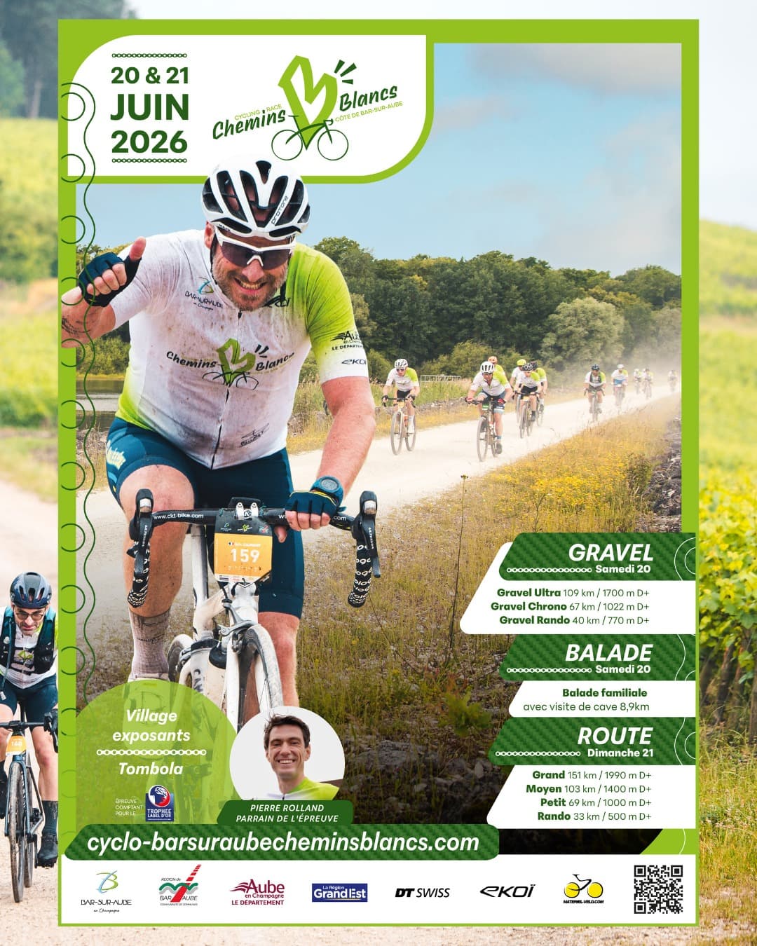 Illustration de l'événement : Bar-sur-Aube Chemins Blancs Cycling & Running Race