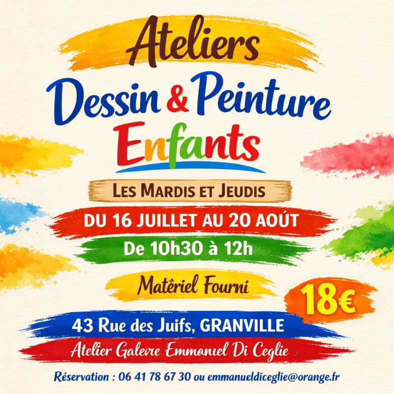 Illustration de l'événement : Atelier dessin peinture