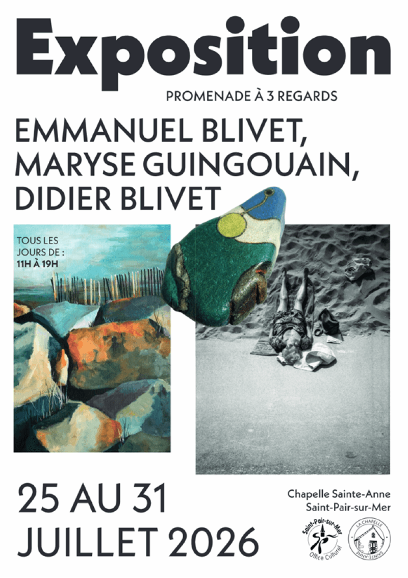Illustration de l'événement : Exposition de Maryse Guingouain, Emmanuel Blivet et Didier Blivet