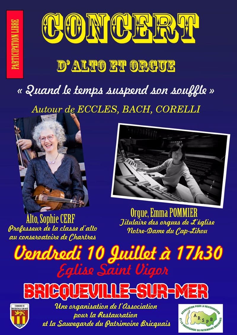 Illustration de l'événement : Concert d'alto et orgue "Quand le temps suspend son souffle"